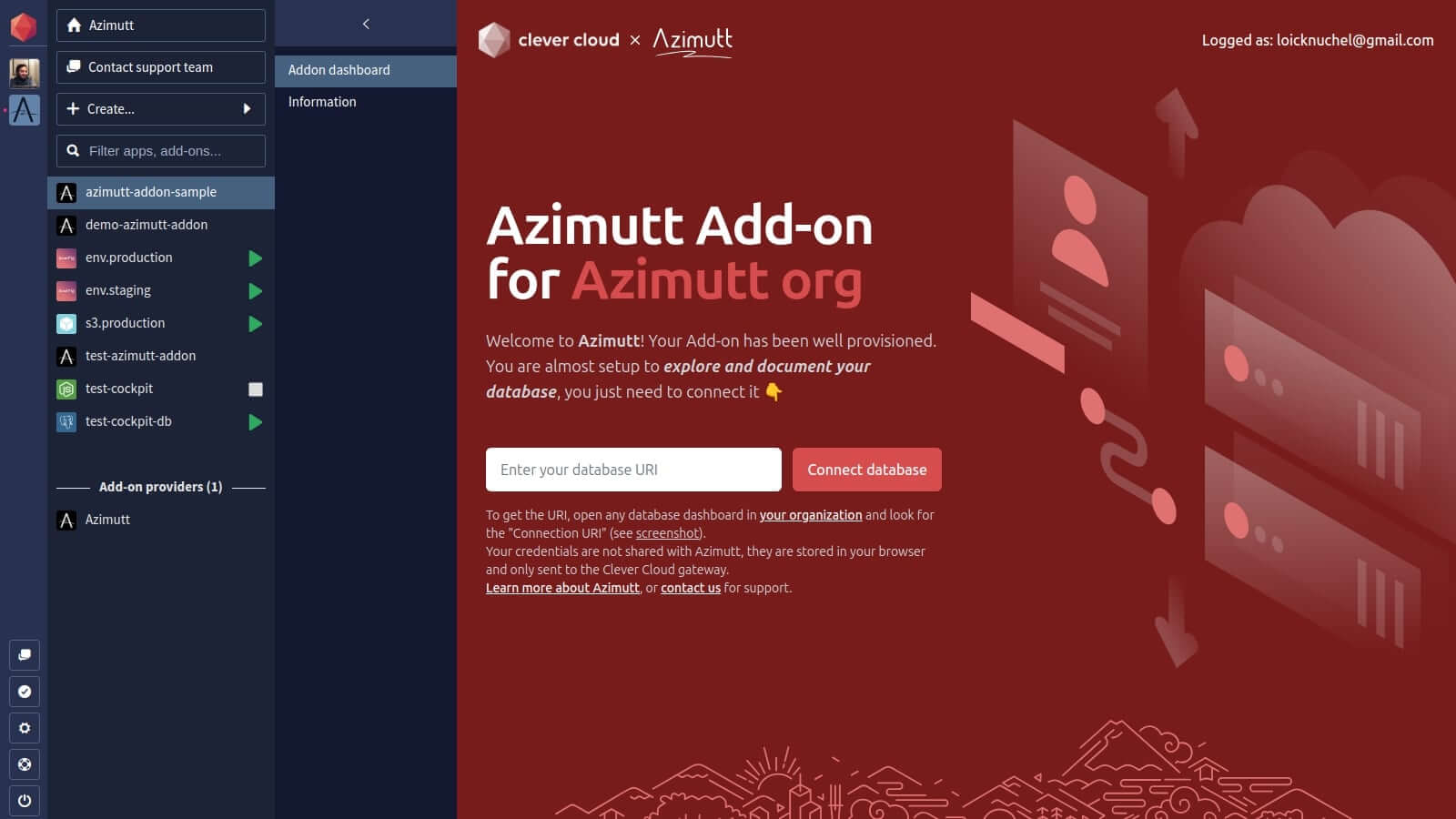 Connect Azimutt to your database